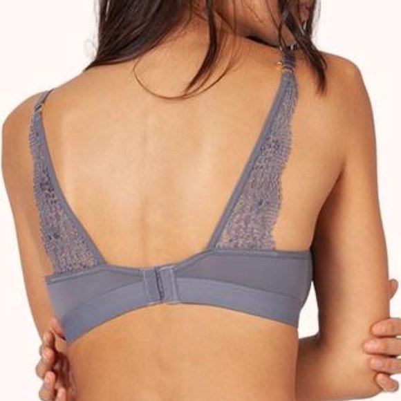LIVELY Convertible J-Hook T-Shirt UW Bra 32D Gray - Picture 4 of 7